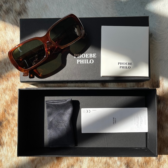 Phoebe Philo Score Sunglasses brown tortoiseshell - Picture 7 of 10